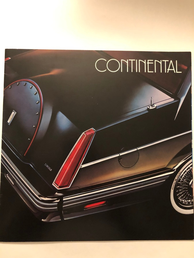 Myyntiesite - Lincoln Continental - 1981