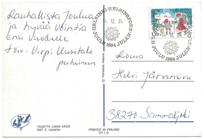 Erikoisleima Helsinki Joulu (1984)