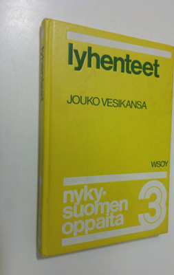 Jouko Vesikansa : Nykysuomen oppaita 3, Lyhenteet