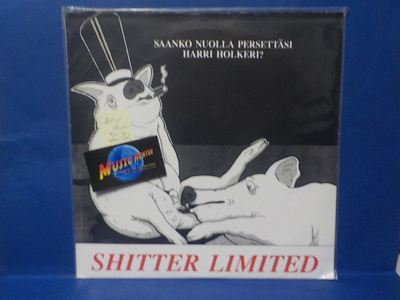 SHITTER LIMITED - SAANKO NUOLLA... EX-/EX+ FIN -90 LP