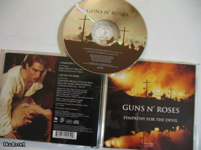 Guns n'roses Sympathy for the devil US promo cd