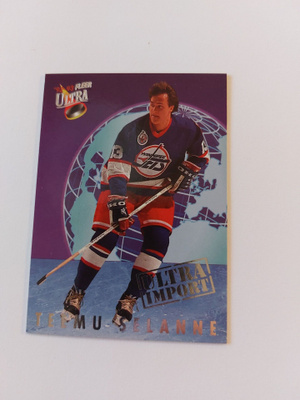 1992-93 Ultra Imports #21 Teemu Selänne