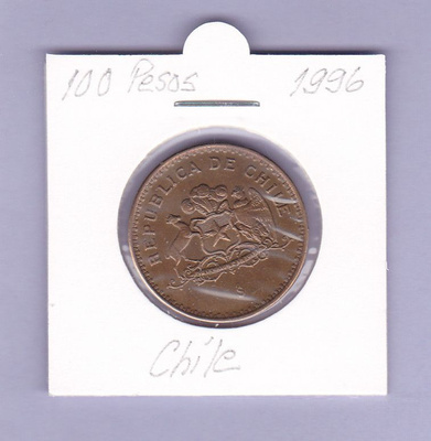 Chile 100 Pesos v.1996 KM#226