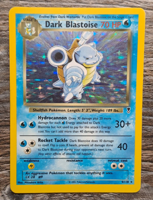 Dark blastoise legendary collection holo!