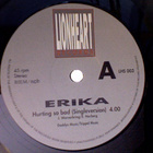 ERICA :: HURTING SO BAD :: VINYYLI SINGLE 7"   1991 !! - pikkukuva 3