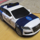 Audi poliisiauton pienoismalli valot ja hälyt toimii - pikkukuva 5