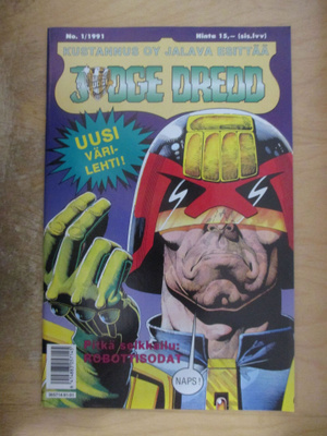 JUDGE DREDD 1991 1 (Kustannus Oy Jalava)