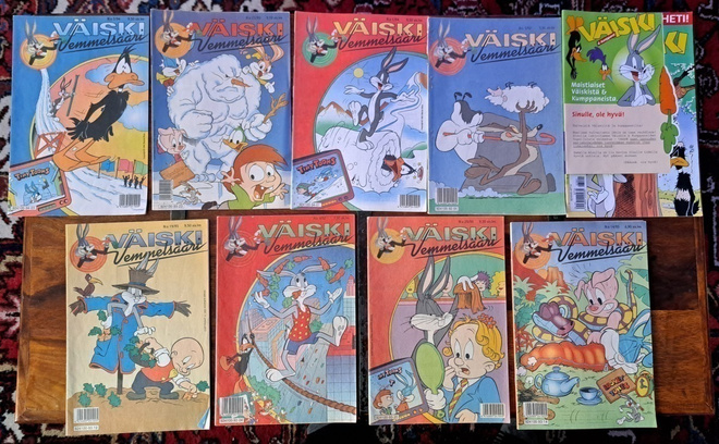 Väiski Vemmelsääri sarjakuvat 9 kpl