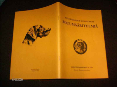 Mannermaiset Kanakoirat Rotumääritelmiä  (1 p. 1999) Sis.pk