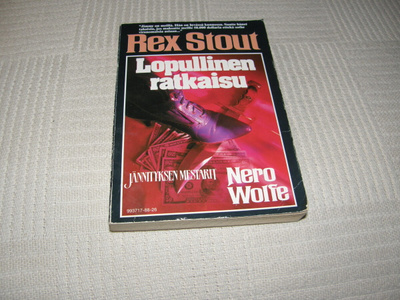 Rex Stout Lopullinen ratkaisu