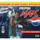 Hartwall PEPSI MAX . RONALDINHO. 2008 Etiketti - pikkukuva 1