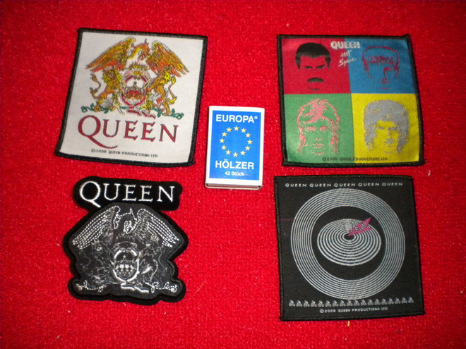 QUEEN kangasmerkki,hihamerkki 5kpl