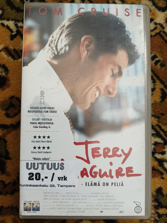 Jerry Maguire - Elämä on peliä (1996) VHS