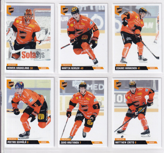 2019-20 Cardset Series 2 KooKoo Team Set 12 korttia (73-84)