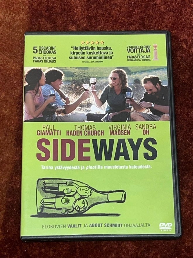 SIDEWAYS DVD paul giamatti virginia madsen