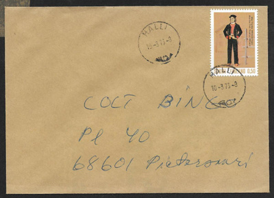 Postilähetys - Kansanpuku (LAPE 712) Halli 10.3.1973
