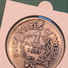 USA .   1 dollari -v 1851.    katso kuvus. - pikkukuva 2