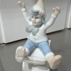 LASKETTELEVA POIKA - POSLIINIKORISTE - pikkukuva 2