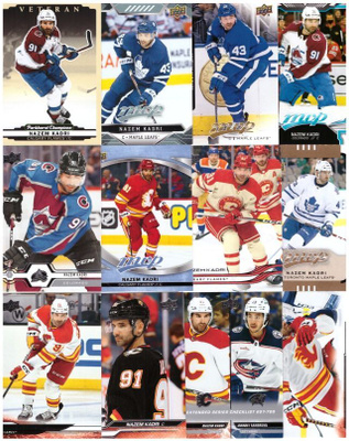 12 x NAZEM KADRI Flames, Avalance, Maple Leafs