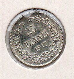 25 penniä 1917   1. hop.