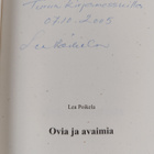 Lea Poikela : Ovia ja avaimia (signeerattu) - pikkukuva 3