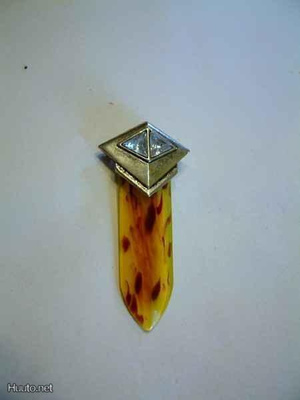 Vanha art deco vintage rintaneula