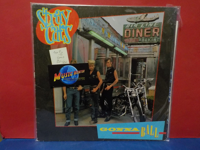 STRAY CATS - GONNA BALL EX-/EX 1ST FIN -81 PRESS LP