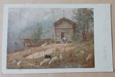 Jari Falck: Lammaslauma, piika ja aitta, p. 1946