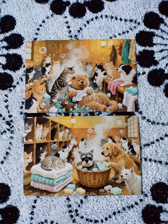 ~Kissat ja koirat kortti~ 2kpl