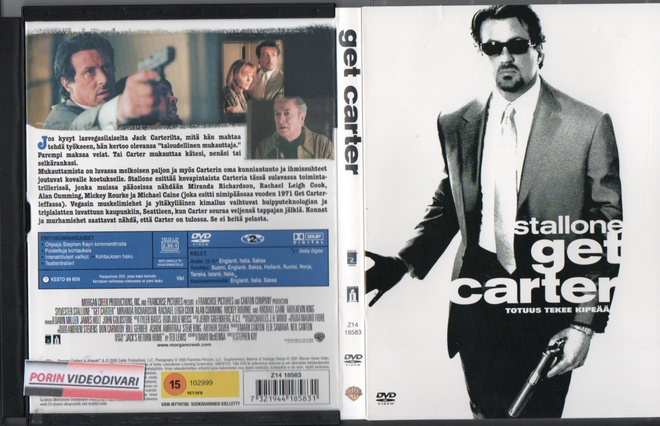 Get Carter	(2 295)	K	-FI-	snapcase,	DVD		sylvester stallone
