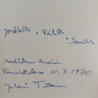 Juhani Tikkanen : Sininen delfiini : Runoja (signeerattu,... - pikkukuva 3