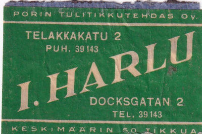 I , Harlu . Telakkakatu 2    s54