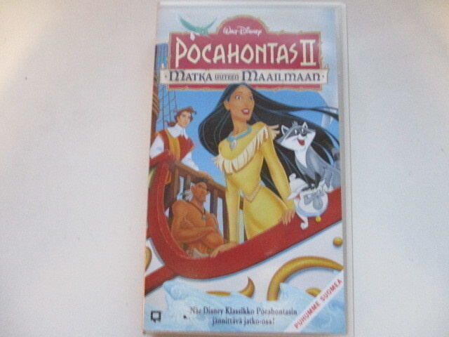 VHS POCAHONTAS II MATKA UUTEEN MAAILMAAN