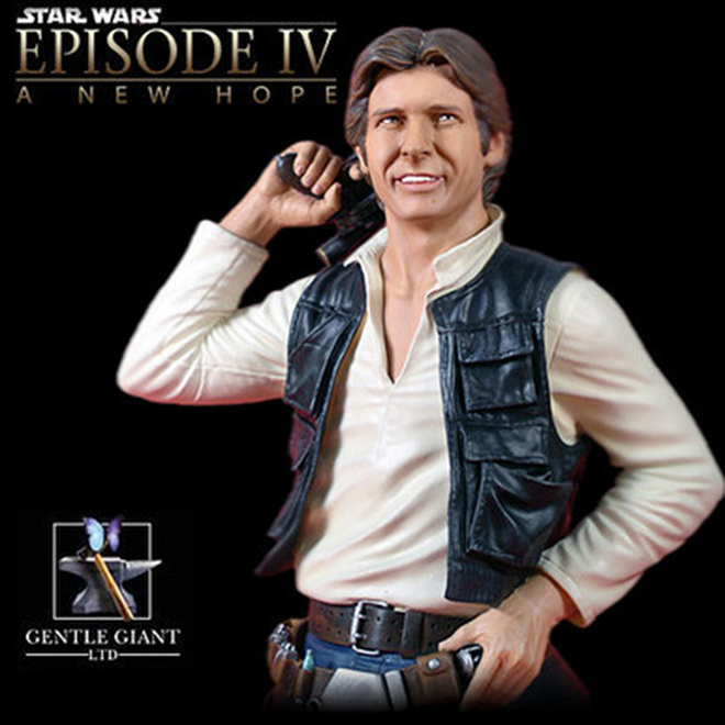 Gentle Giant  A New Hope bust  Han Solo - HEAD HUNTER STORE.