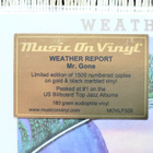 WEATHER REPORT - MR.GONE LP - pikkukuva 3