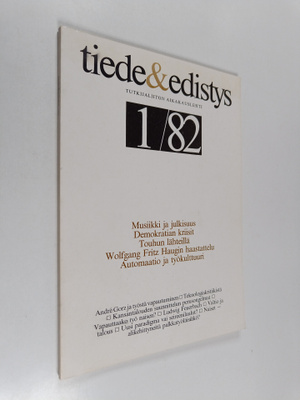 Tiede & edistys 1/1982