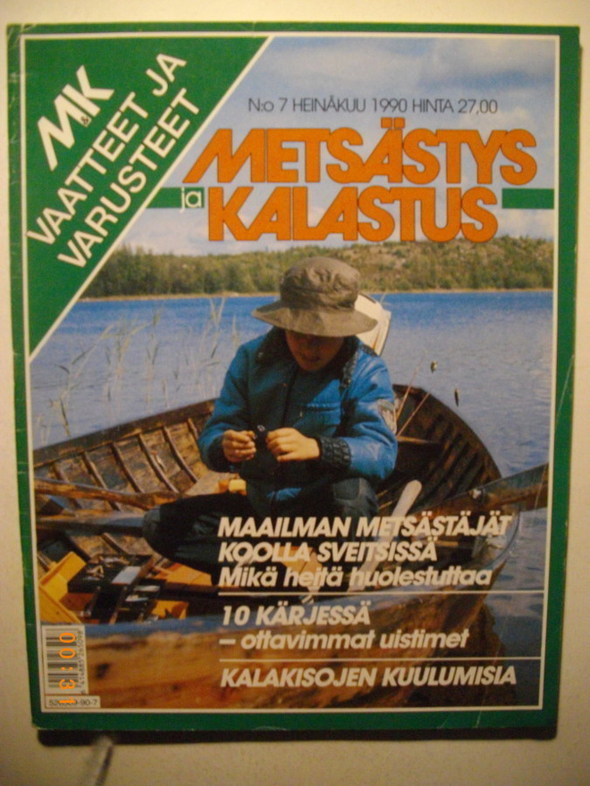 Metsästys ja kalastus Nro 7/1990 (7.11)