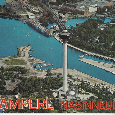 Tampere, Näsinneula. ilmakuvakortti . e306