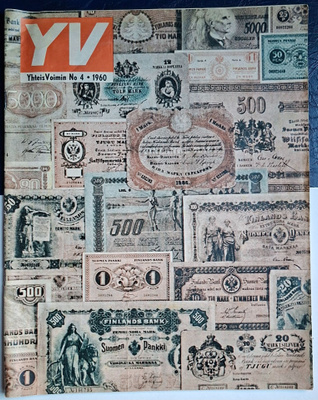 Yhteis Voimin 1960 Raha-aihe kannet.