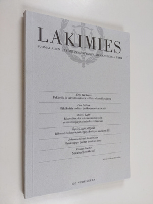 Lakimies 3/2004 : Suomalaisen lakimiesyhdistyksen aikakau...