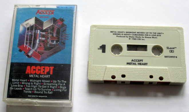 ACCEPT Metal Heart C-KASETTI