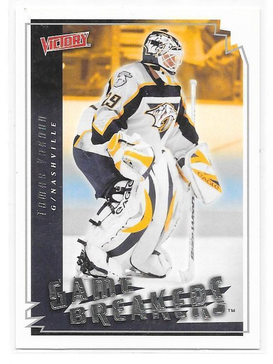 2006-07 UD Victory GameBreakers #GB27 Tomas Vokoun NSH MV