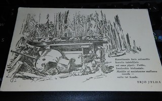 Jylhä KP-kortti Tankki Panssarivaunu 1942