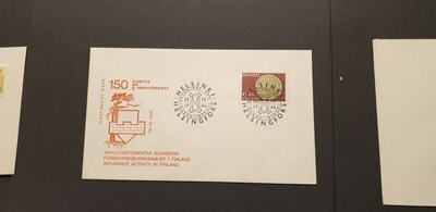 FDC Suomi  1966 Vakuutustoiminta, EL