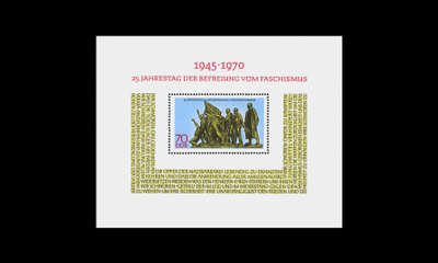 DDR 1572BL32 ** Fasismista vapautumisesta 25v (1970)