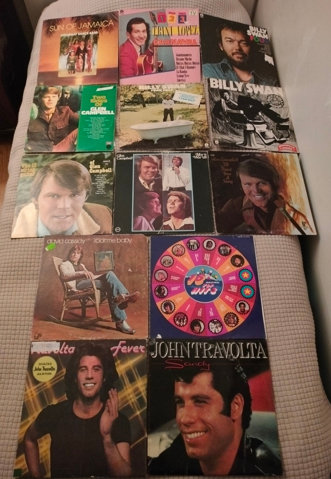 LP levyjä