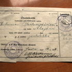 1924 Seinäjoki - Alajärvi Suojeluskuntain vapaapakettikortti - pikkukuva 1