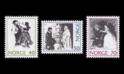 Norja 630-2 ** Kansansatuja (1971)