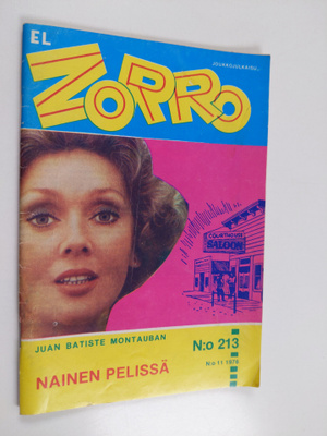 Juan Batiste Montauban : El Zorro N:o 213 11/1976 : Naine...