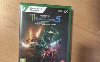 Monster Energy Supercross 5, Xbox One/Series X -peli